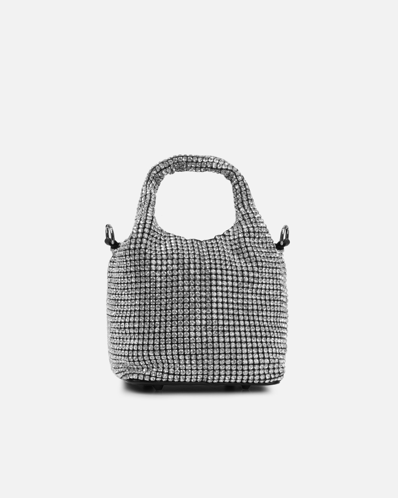 Alitta Silver Diamante Grab Bag