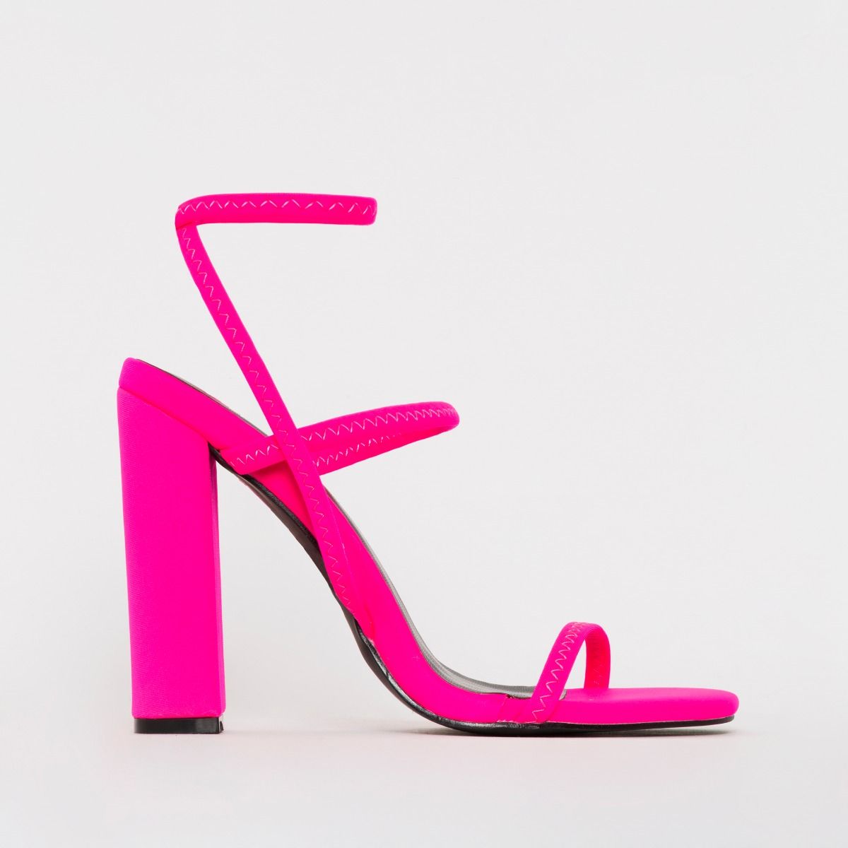 hot pink block heel shoes