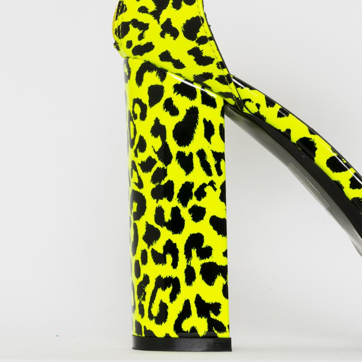yellow leopard heels