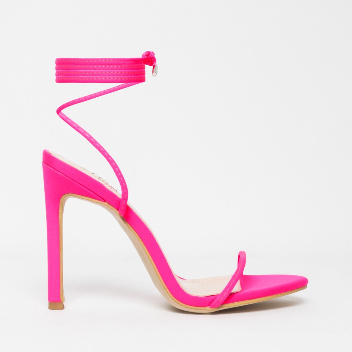 neon pink stilettos