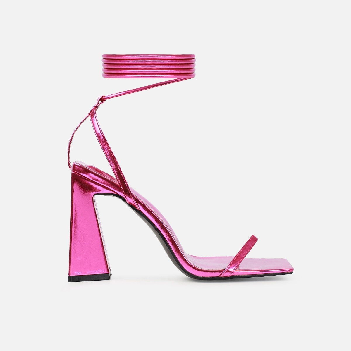 J.Crew: Lucie Strappy Block-heel Sandals In Italian Metallic Leather For  Women