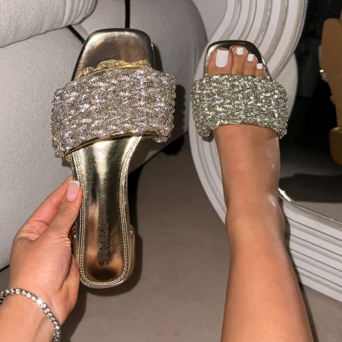 Ella hot sale glitter sliders