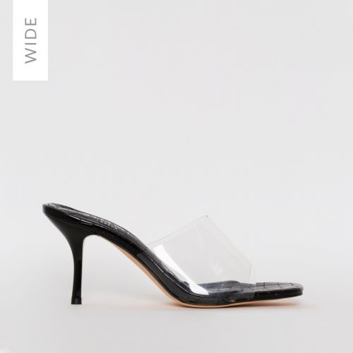 wide fit mules shoes