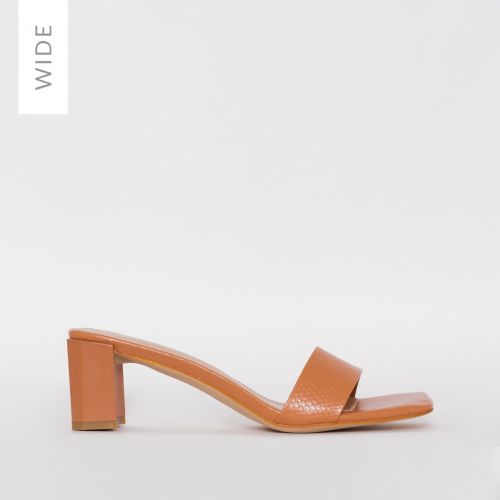 orange wide fit shoes