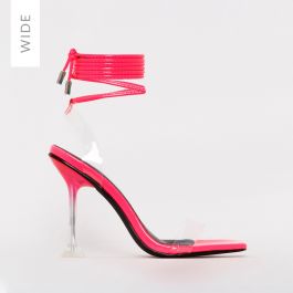 hot pink wide fit shoes