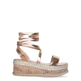 gold lace up espadrilles