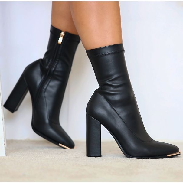 metal toe ankle boots